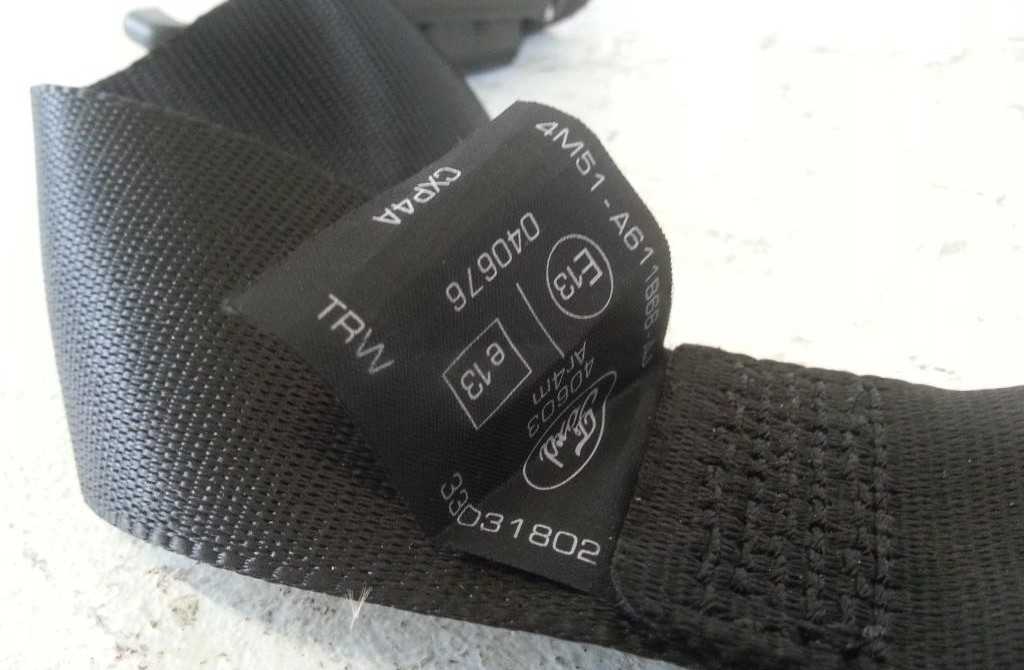 Sicherheitsgurt hinten rechts Gurt Anschnallgurt Fliessheck Ford Focus DA3